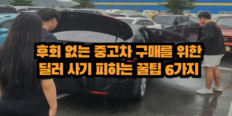 중고차 딜러 사기