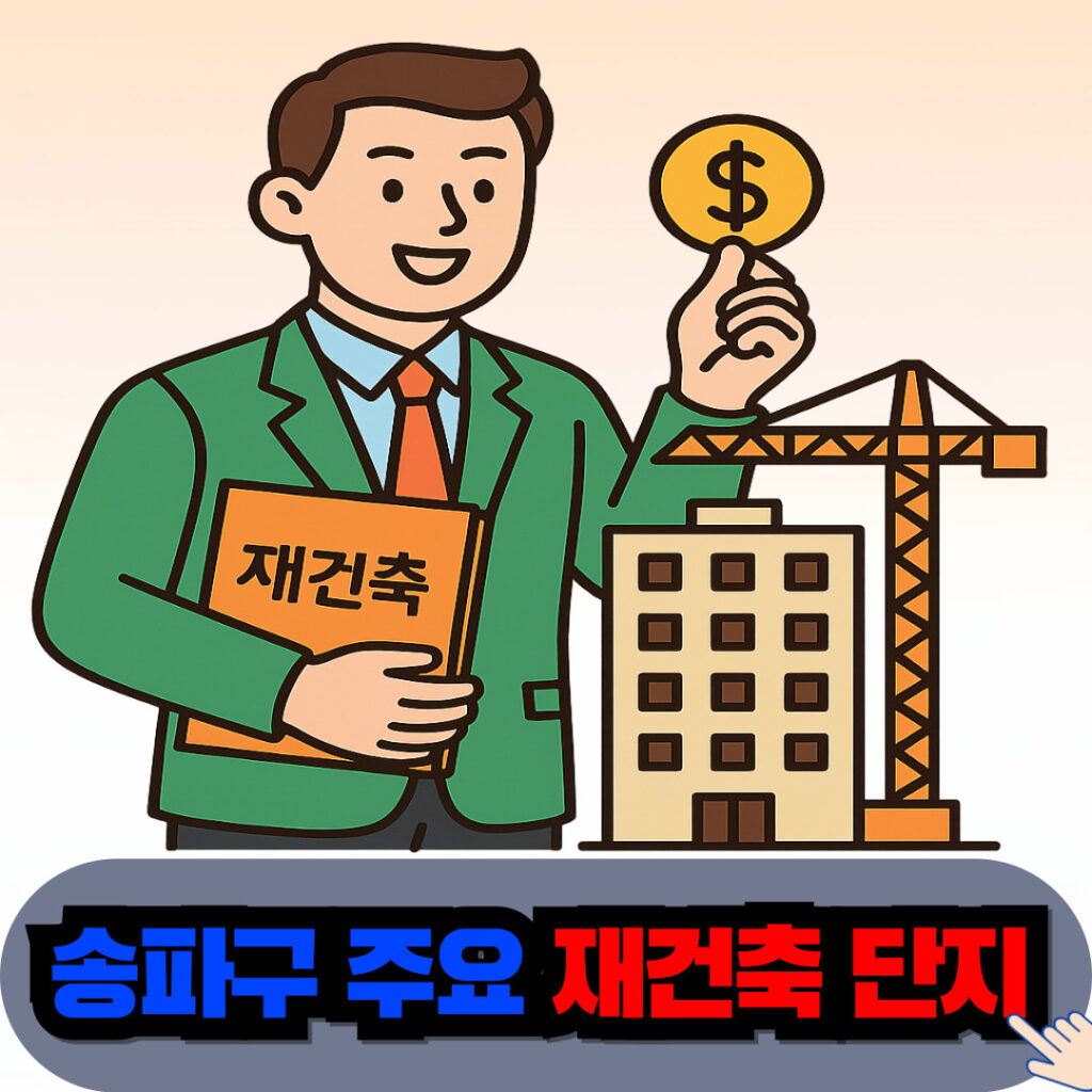송파구 재건축, 지금 주목해야하는 인기 단지들 총정리 2 재건축 단지