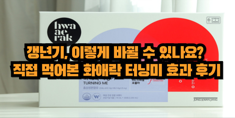 터닝미 화애락 후기
