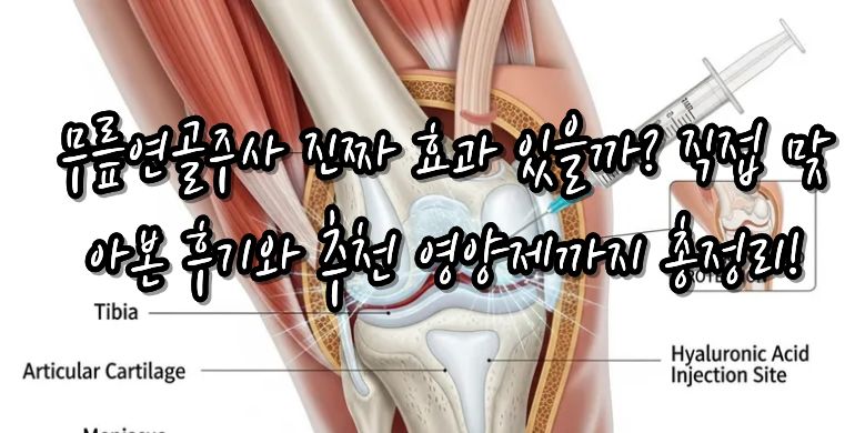 무릎연골주사 효과, 비용, 보험적용 여부
