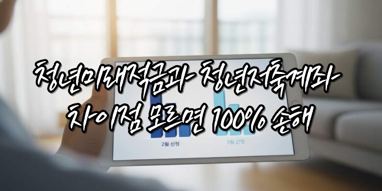 청년미래적금과 청년저축계좌 차이점 모르면 100% 손해 7 미래적금과 저축계좌 차이점