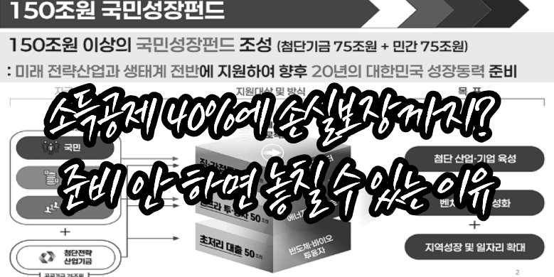 국민성장펀드 왜 안하세요?