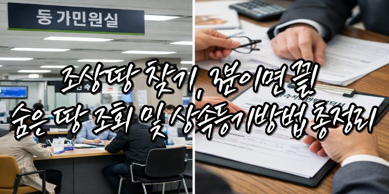 조상땅 찾는 방법