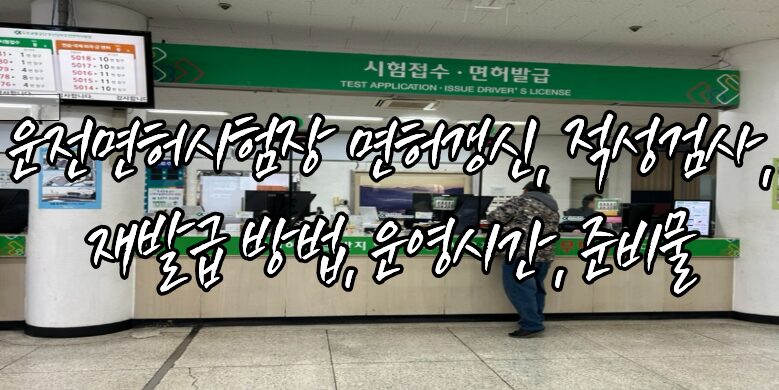 운전면허증 재발급